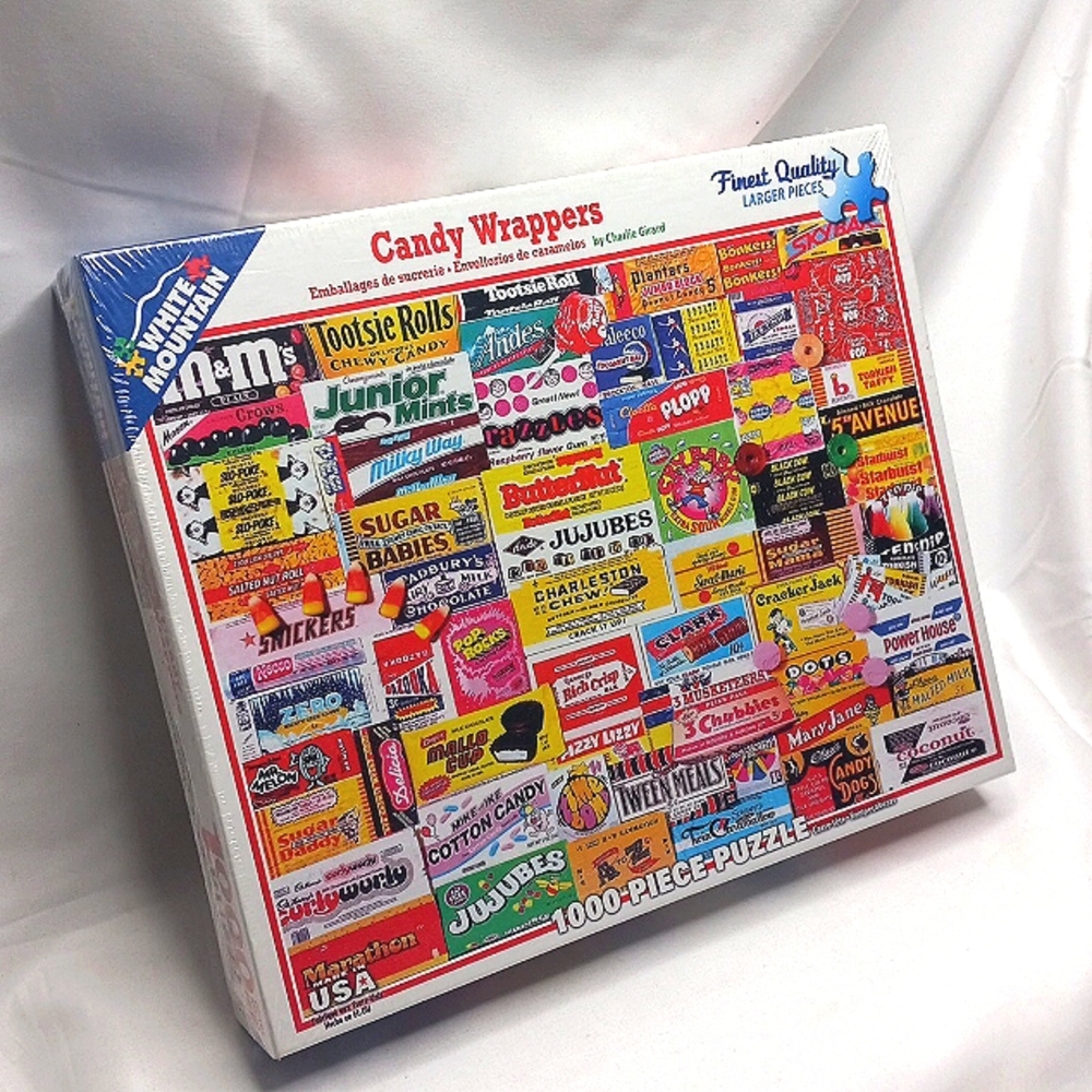 NEW White Mountain Puzzles "Candy Wrapper"